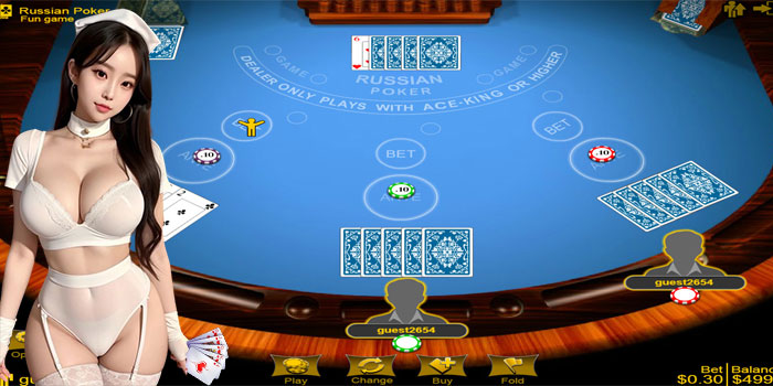 Cara Bermain Russian Poker Online