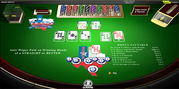 Fitur-Fitur Menarik Texas Hold'em Bonus Poker